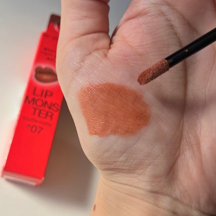 リップモンスター スフレマット/KATE/口紅を使ったクチコミ(2枚目)