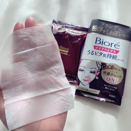 ビオレメイクの上からうるピタ肌持続シート/ビオレ/フェイスシートを使ったクチコミ(1枚目)