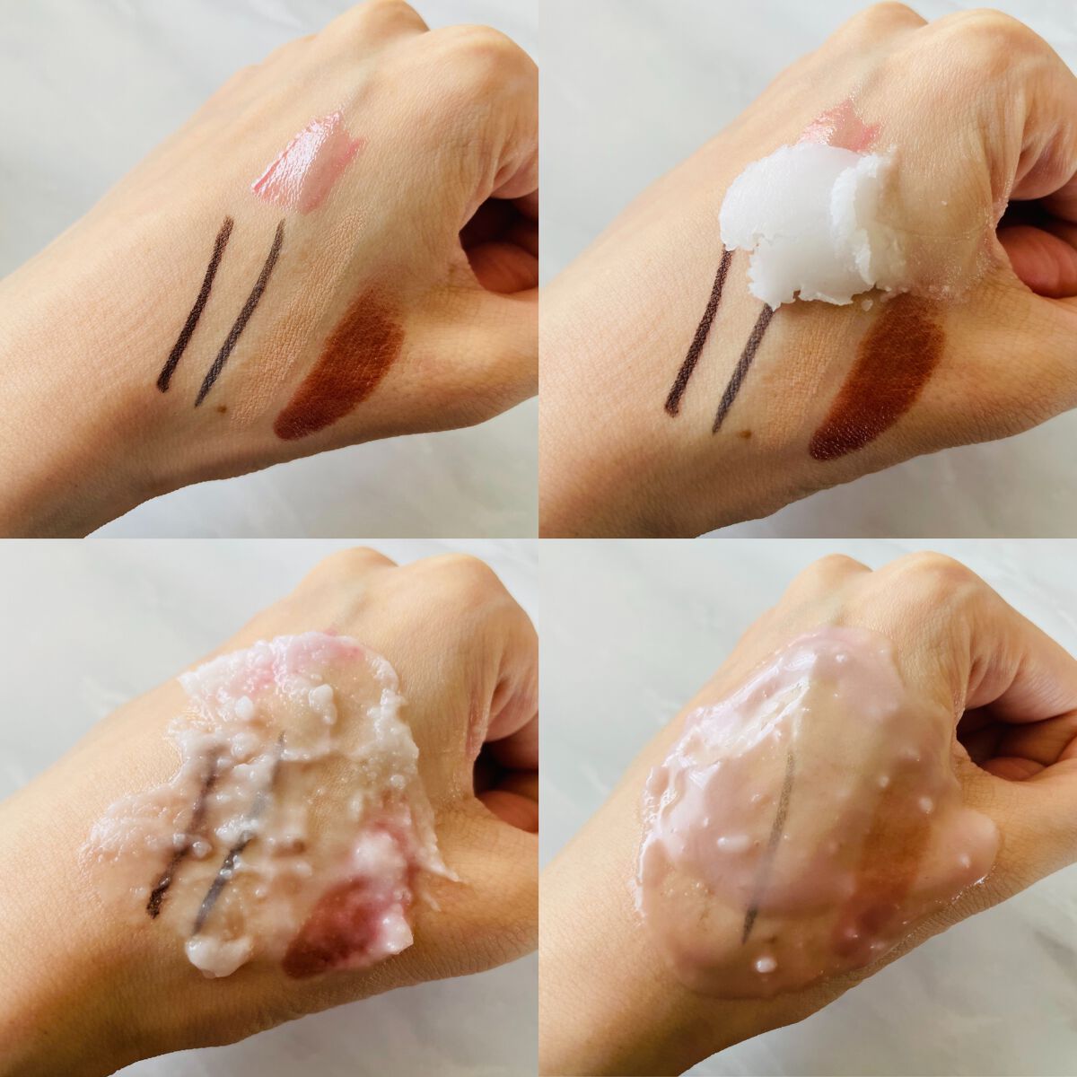 カラーフードシリーズホワイトホールサムクレンジングバーム/Tovegan/クレンジングバームを使ったクチコミ（3枚目）