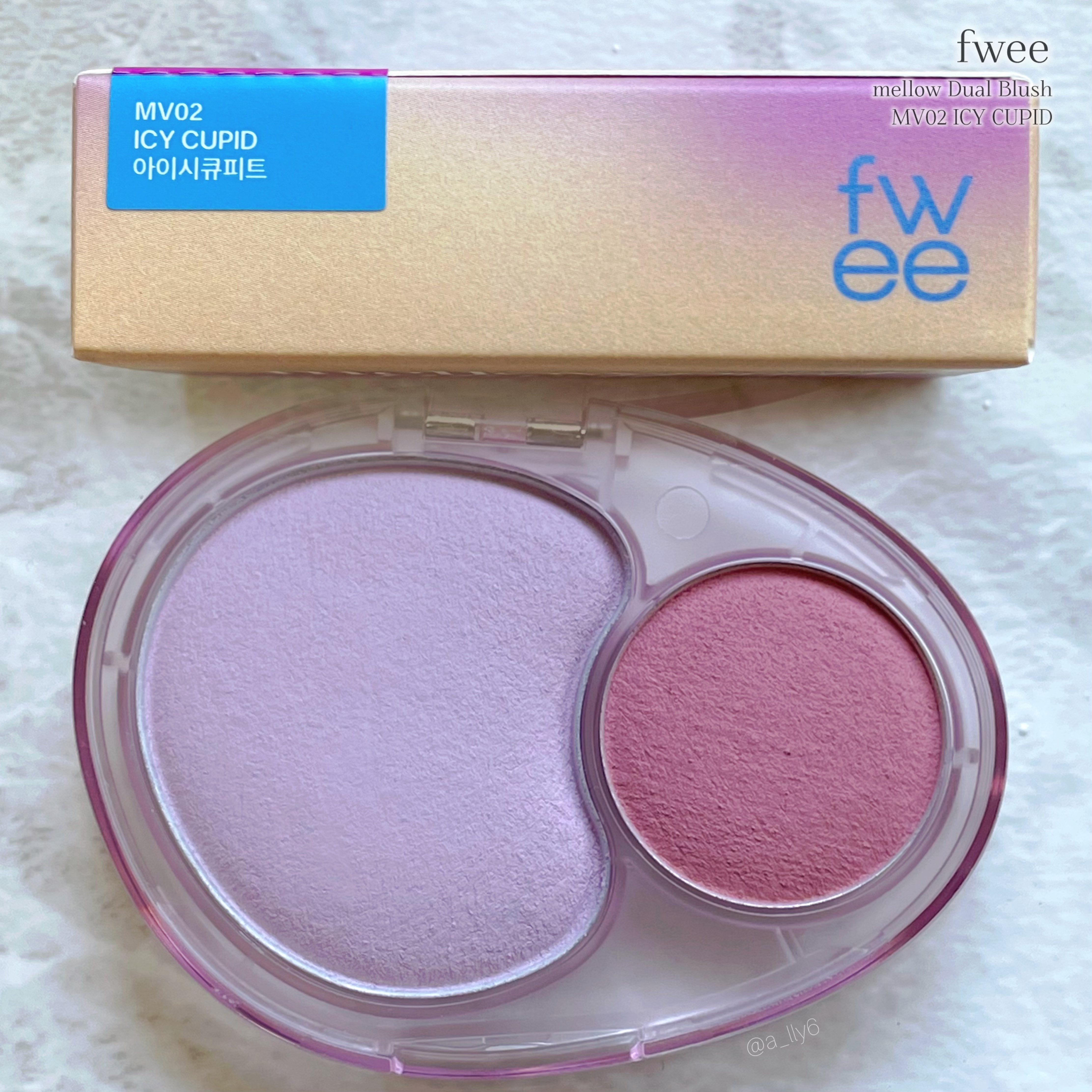 デュアルチークメロウ/fwee/ジェル・クリームチークを使ったクチコミ（3枚目）