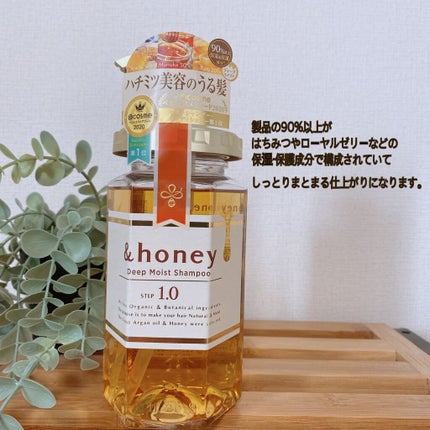 ディープモイスト シャンプー1.0/ヘアトリートメント2.0/&honey/市販シャンプーを使ったクチコミ(2枚目)
