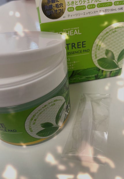 ティーツリーカーミングエッセンスパッド/MEDIHEAL/トナーパッドを使ったクチコミ(2枚目)
