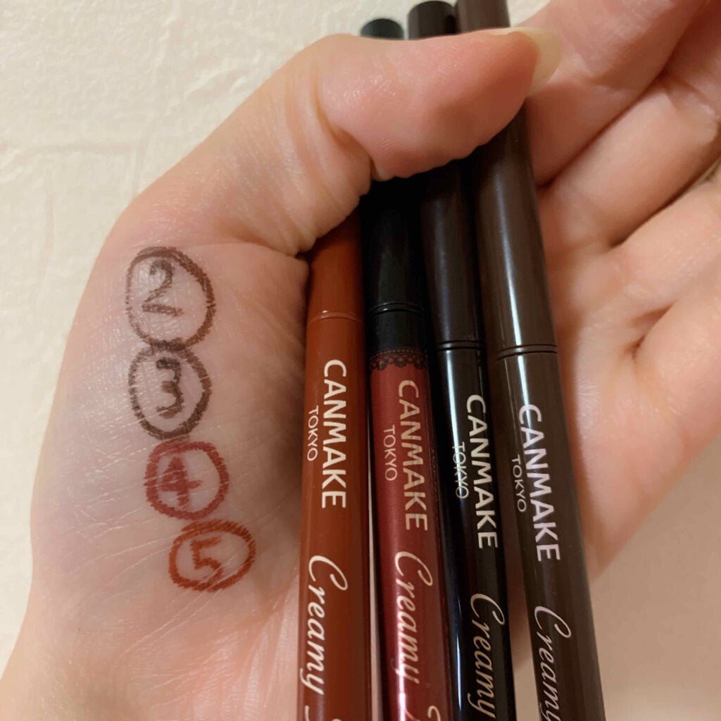 クリーミータッチライナー/キャンメイク/ジェルアイライナーを使ったクチコミ(1枚目)