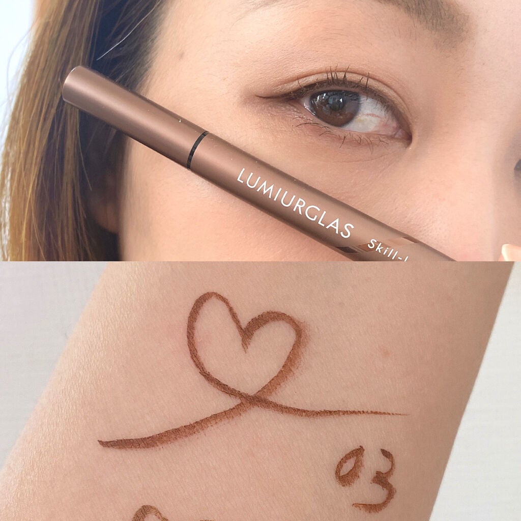 スキルレスライナー/LUMIURGLAS/リキッドアイライナーを使ったクチコミ(2枚目)