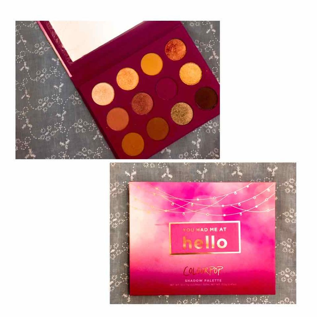 YOU HAD ME AT HELLO/ColourPop/アイシャドウパレットを使ったクチコミ（1枚目）