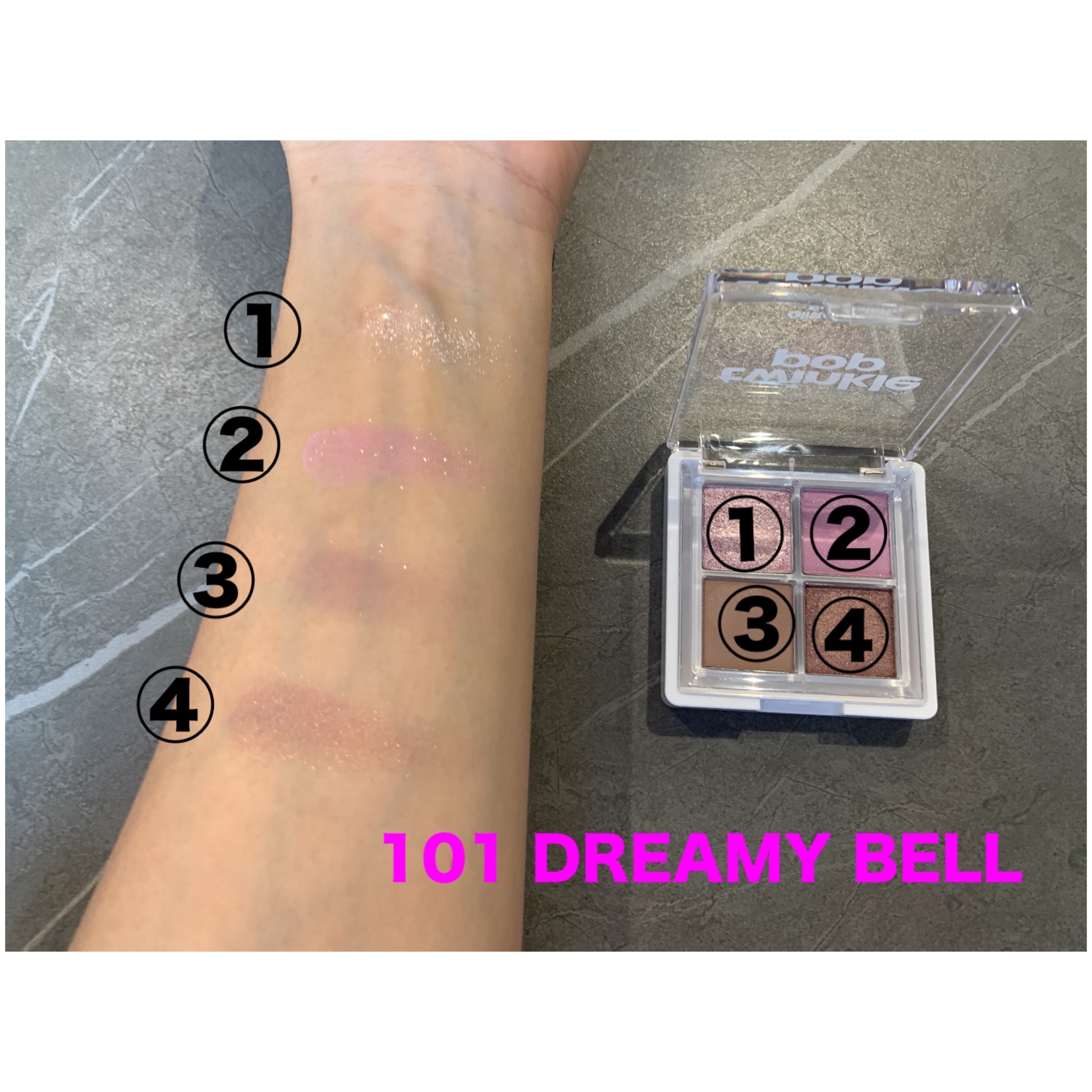 グリッターレイヤリングアイシャドウパレット/TWINKLE POP/アイシャドウパレットを使ったクチコミ（3枚目）