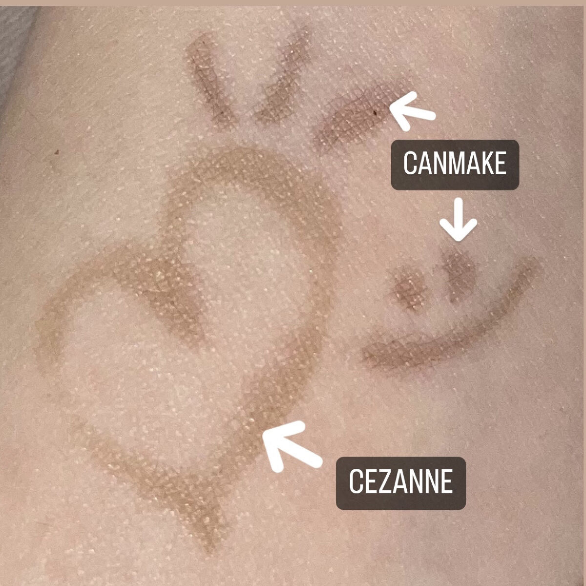 描くふたえアイライナー/CEZANNE/リキッドアイライナーを使ったクチコミ（2枚目）