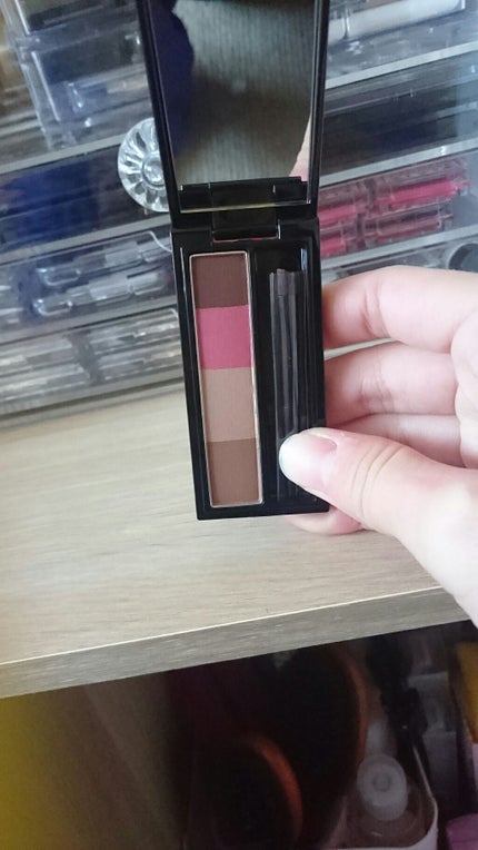 リシェ カラーリング アイブロウパウダー/Visée/パウダーアイブロウを使ったクチコミ(2枚目)