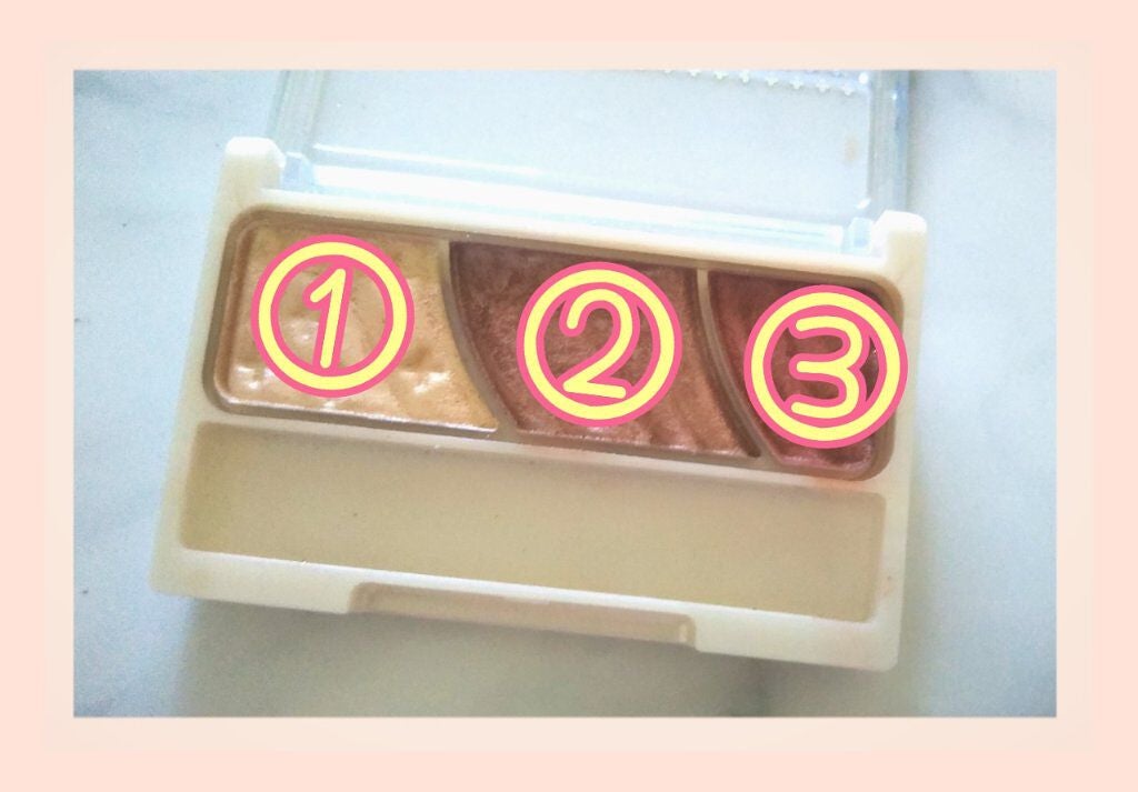 トーンアップアイシャドウ/CEZANNE/アイシャドウパレットを使ったクチコミ(4枚目)