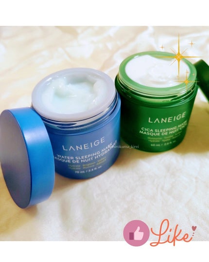 シカスリーピングマスク/LANEIGE/フェイスクリームを使ったクチコミ(8枚目)