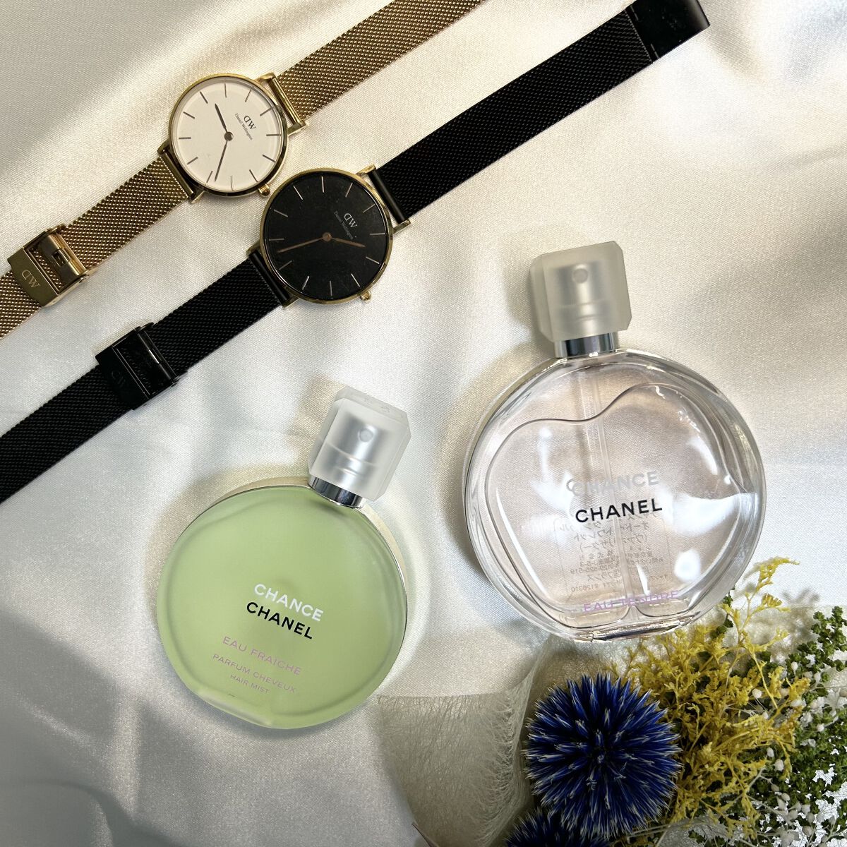 【専用】Dior ソヴァージュ＆CHANEL チャンスオーフレッシュへアミスト チャンス オー フレッシュ ヘア ミスト / CHANELの口コミ