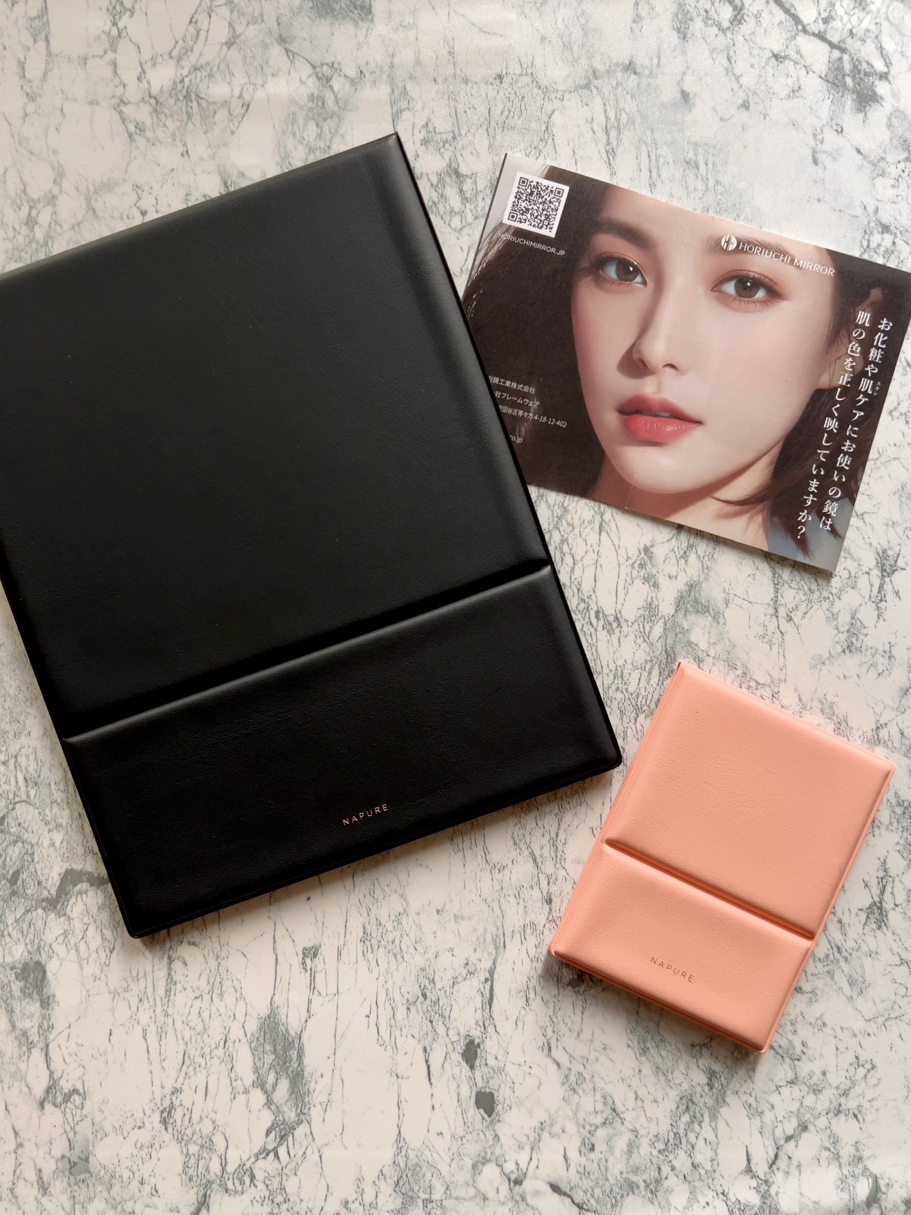 ナピュア® フォールディング ミラー S/堀内鏡工業/その他化粧小物を使ったクチコミ（3枚目）