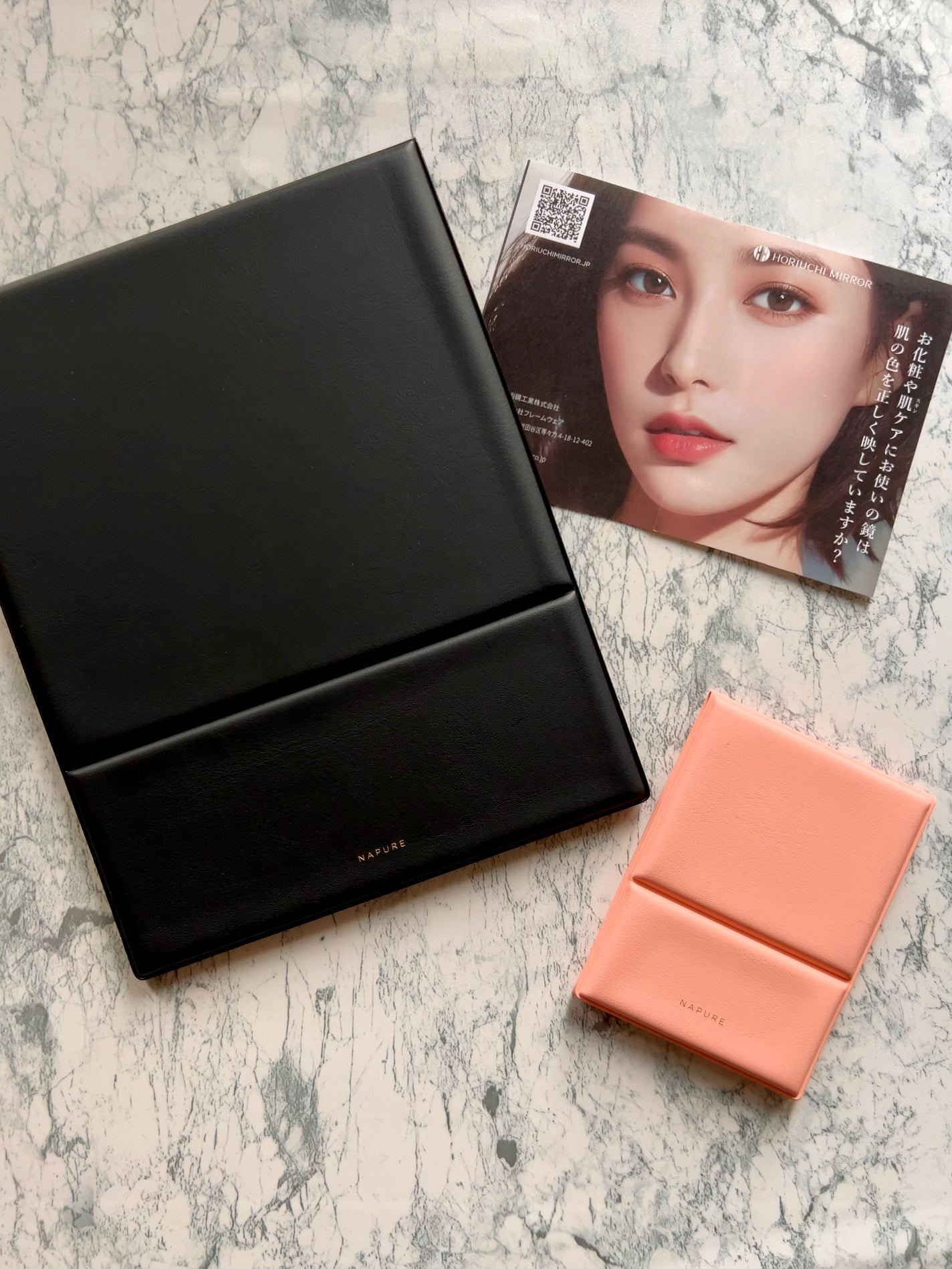 ナピュア® フォールディング ミラー S/堀内鏡工業/その他化粧小物を使ったクチコミ(3枚目)