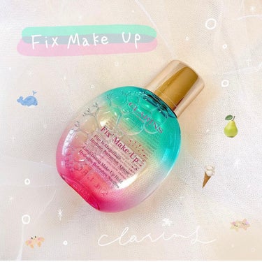 フィックス メイクアップ Su21　洋ナシとバニラの限定の香り/CLARINS/ミスト状化粧水を使ったクチコミ（1枚目）