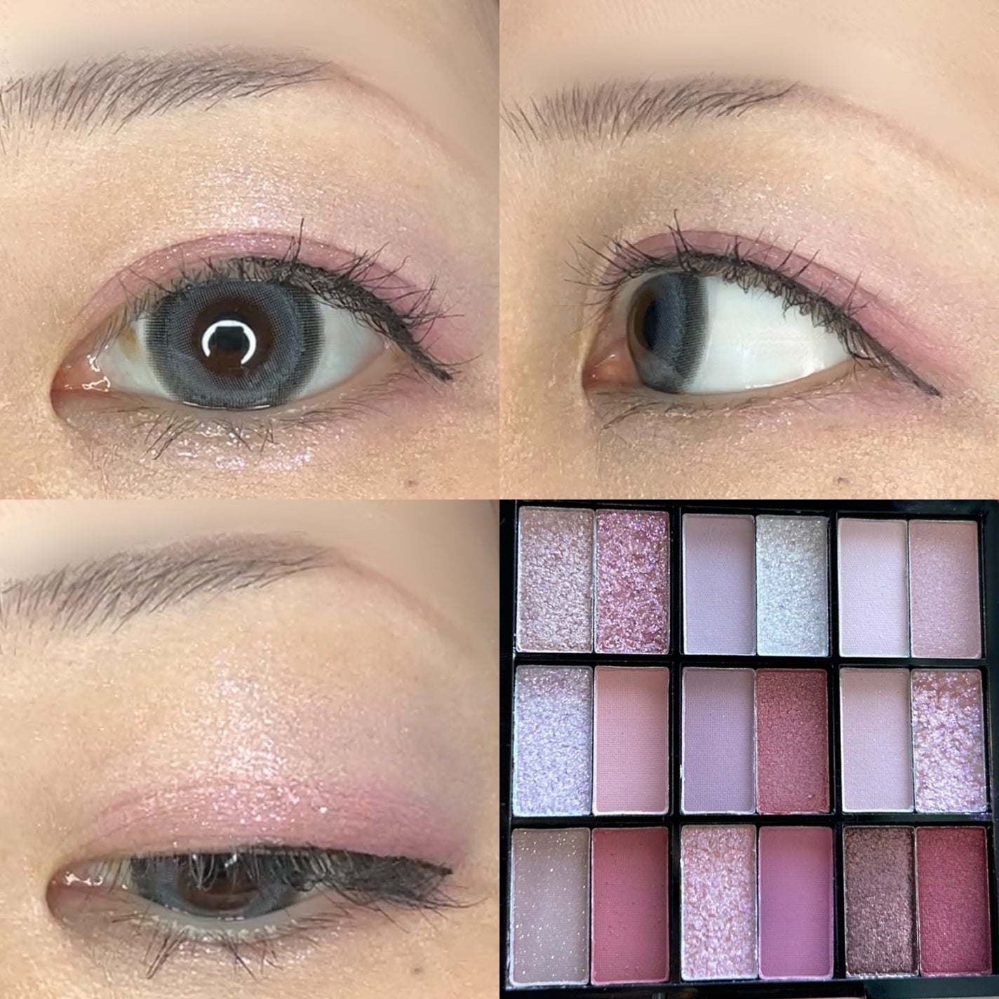 18カラーアイパレット/U R GLAM/アイシャドウパレットを使ったクチコミ(9枚目)