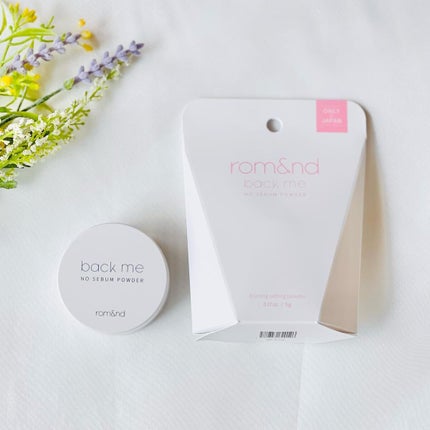 バックミーノーセバムパウダー/rom&nd/ルースパウダーを使ったクチコミ(4枚目)
