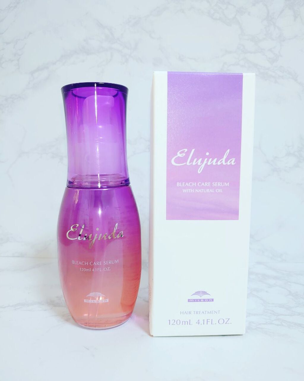 エルジューダブリーチケアセラム/ミルボン/ヘアオイルを使ったクチコミ(1枚目)