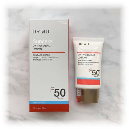 サンスクリーン+  モイスト日焼け止め<日焼け止め>/DR.WU/日焼け止めクリームを使ったクチコミ(1枚目)