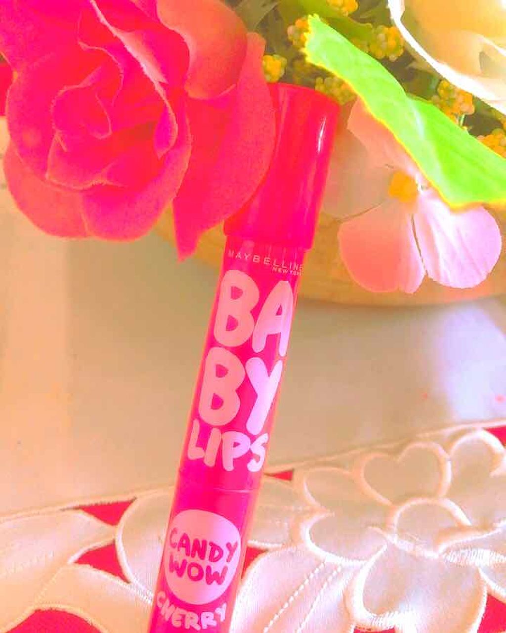 リップクリーム キャンディ ワオ/MAYBELLINE NEW YORK/口紅を使ったクチコミ(1枚目)