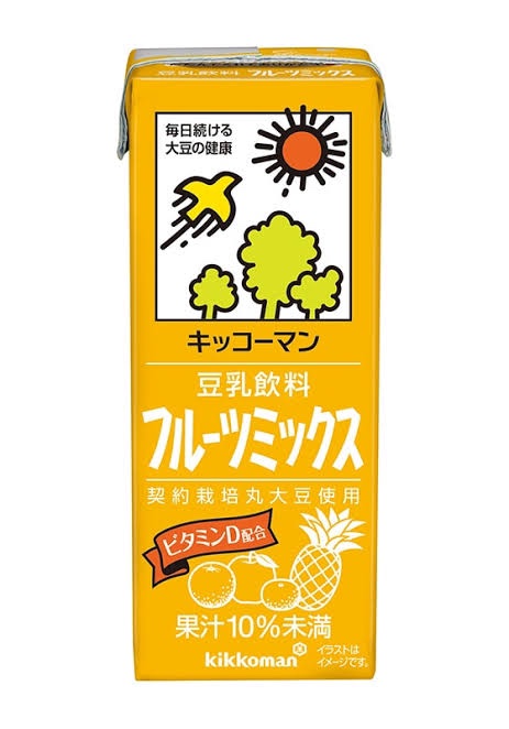 豆乳飲料 フルーツミックス 200ml/キッコーマン飲料/豆乳飲料を使ったクチコミ（1枚目）