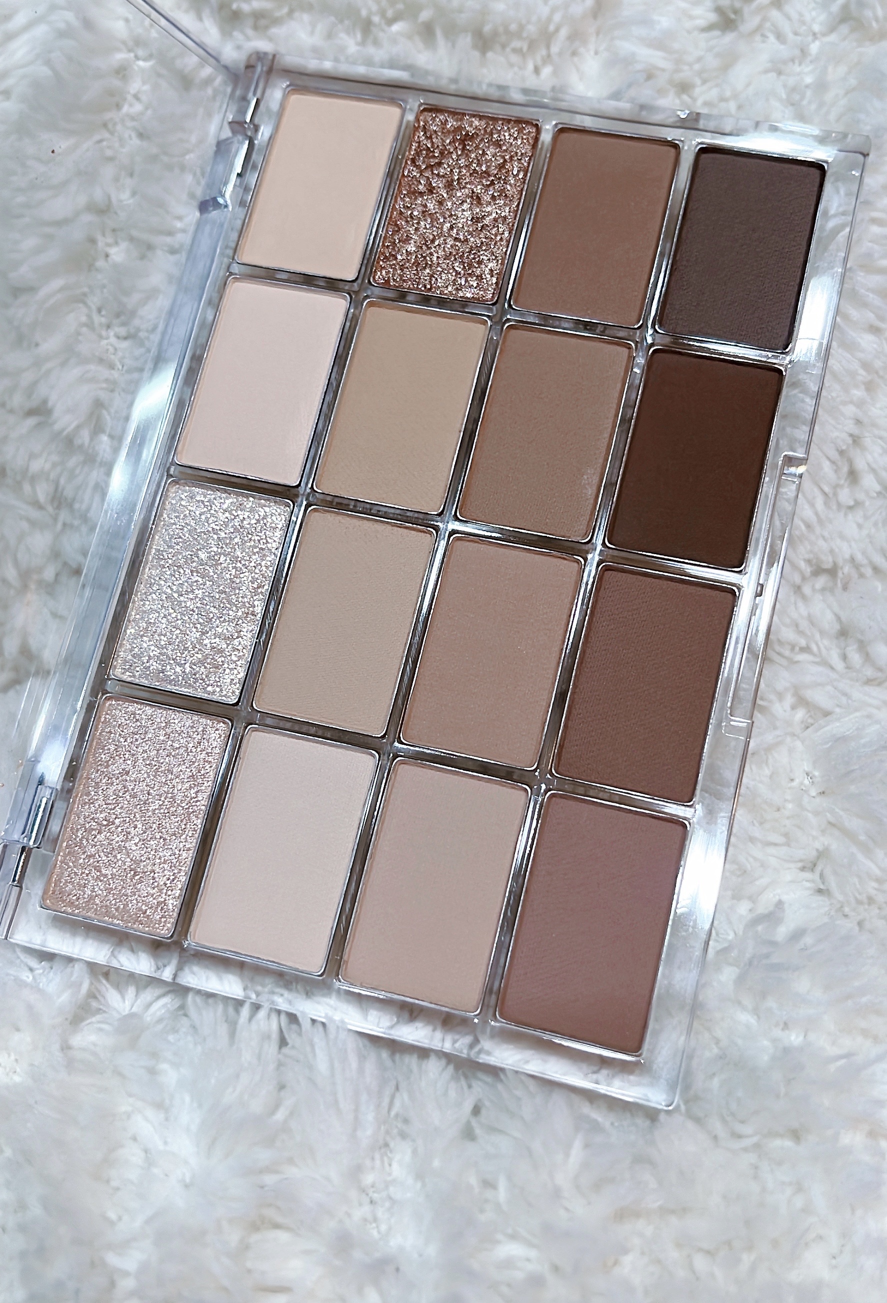 ソフトブラーリングアイパレット 14.キャラメルブラーリング/wakemake/アイシャドウパレットを使ったクチコミ（2枚目）