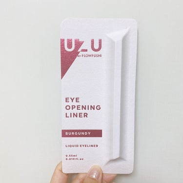 UZU BY FLOWFUSHI EYE OPENING LINERのクチコミ「\UZU BY FLOWFUSHI EYE OPENING LINER/

BURGUNDY
.....」（2枚目）