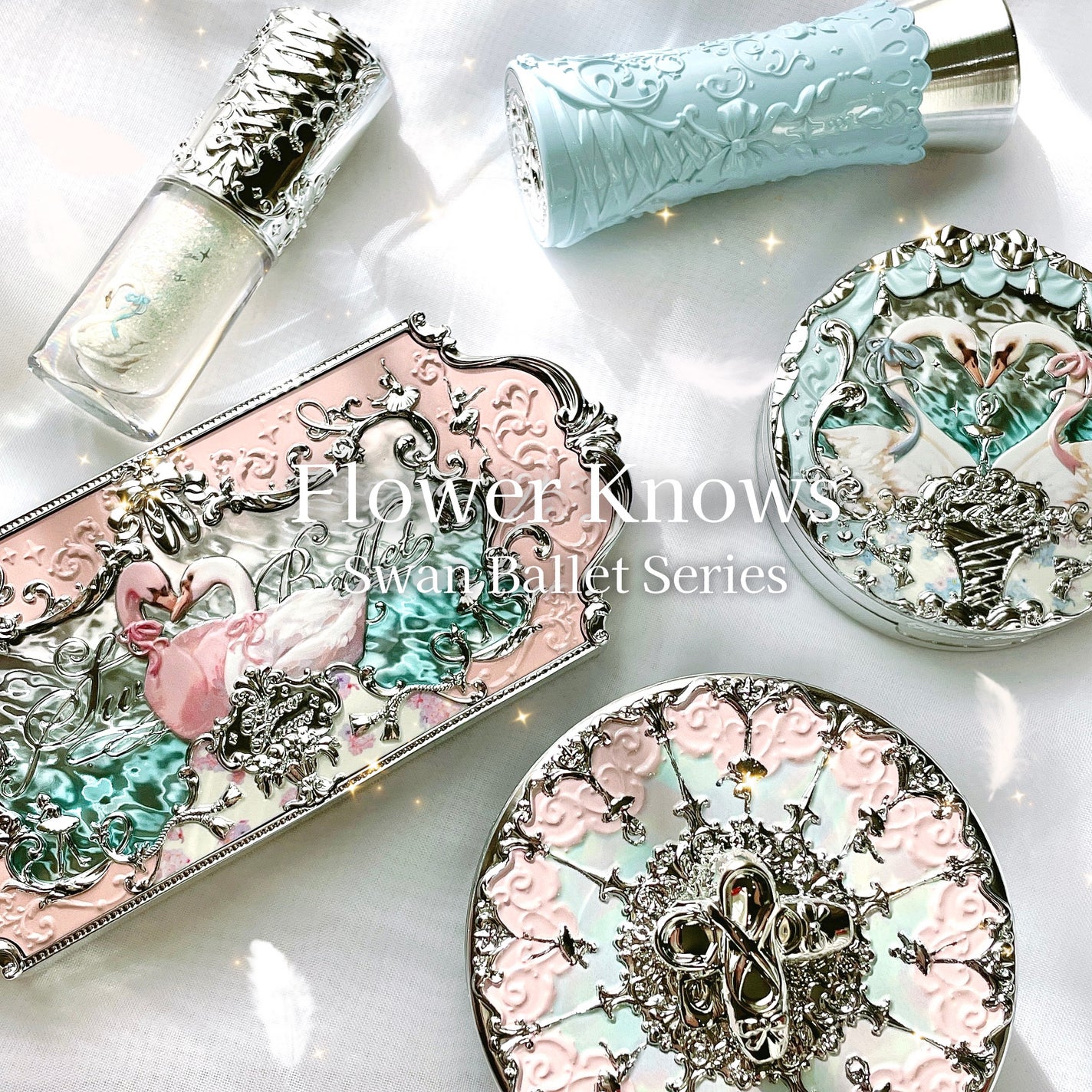 フラワーノーズスワンバレエシリーズ アイシャドウパレット/FlowerKnows/アイシャドウパレットを使ったクチコミ(1枚目)