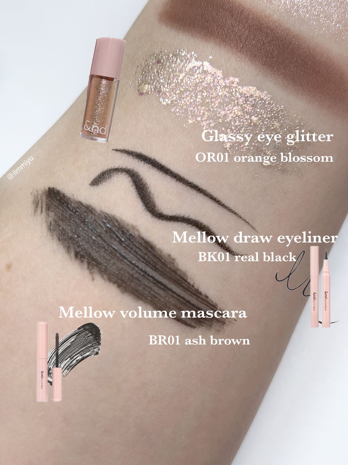 グラスティングウォーターグロス/rom&nd/リップグロスを使ったクチコミ(5枚目)