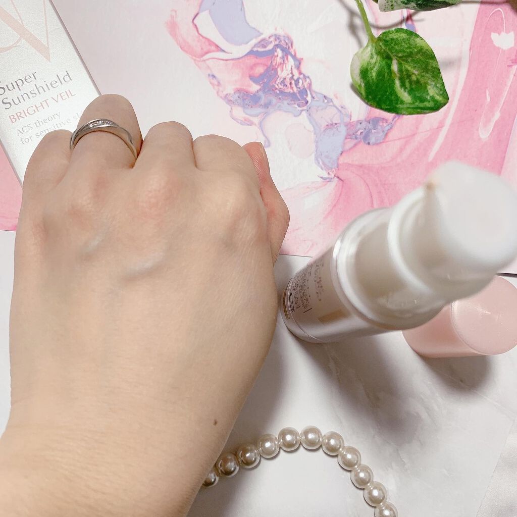 はちみつ on LIPS 「スーパーサンシールドブライトヴェール<R>.日焼け止めとベース..」(5枚目)