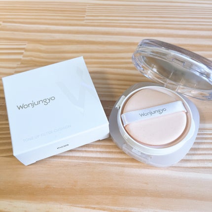 ウォンジョンヨ トーンアップ フィルタークッション/Wonjungyo/クッションファンデーションを使ったクチコミ(2枚目)