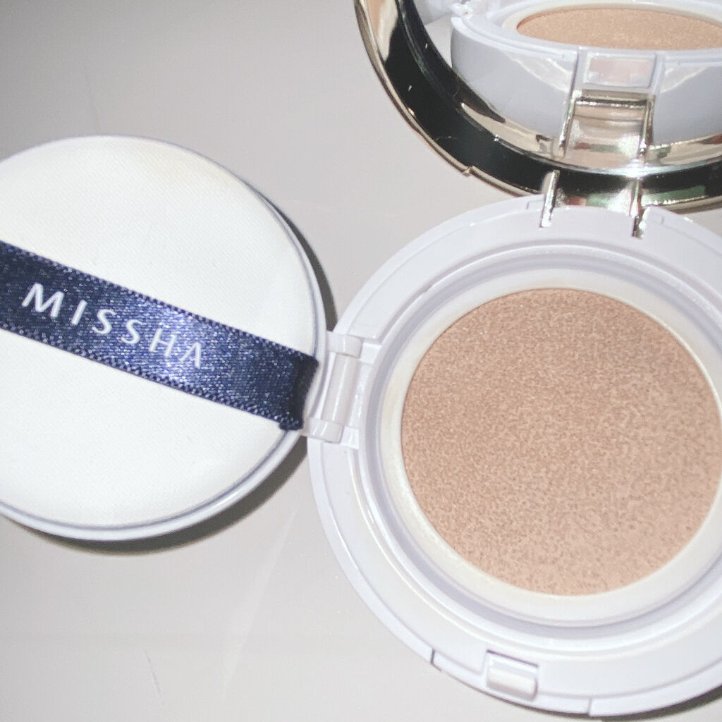 M クッション ファンデーション(モイスチャー)/MISSHA/クッションファンデーションを使ったクチコミ（2枚目）