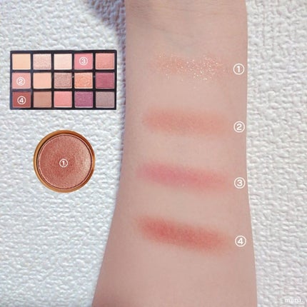 シャイニーシャドウ N/excel/単色アイシャドウを使ったクチコミ(4枚目)