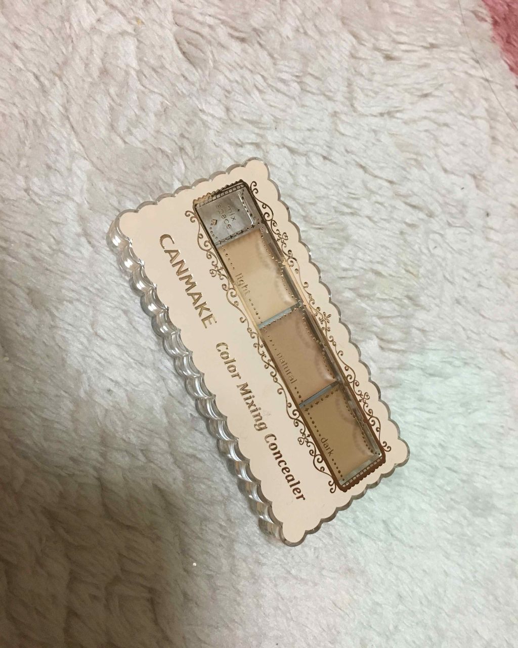 カラーミキシングコンシーラー/キャンメイク/パレットコンシーラーを使ったクチコミ（1枚目）