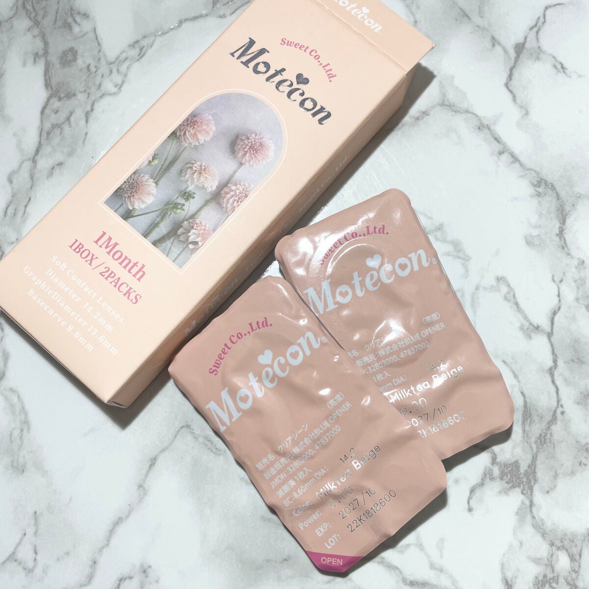 モテコンマンスリー/モテコン/1ヶ月(1MONTH)カラコンを使ったクチコミ(2枚目)