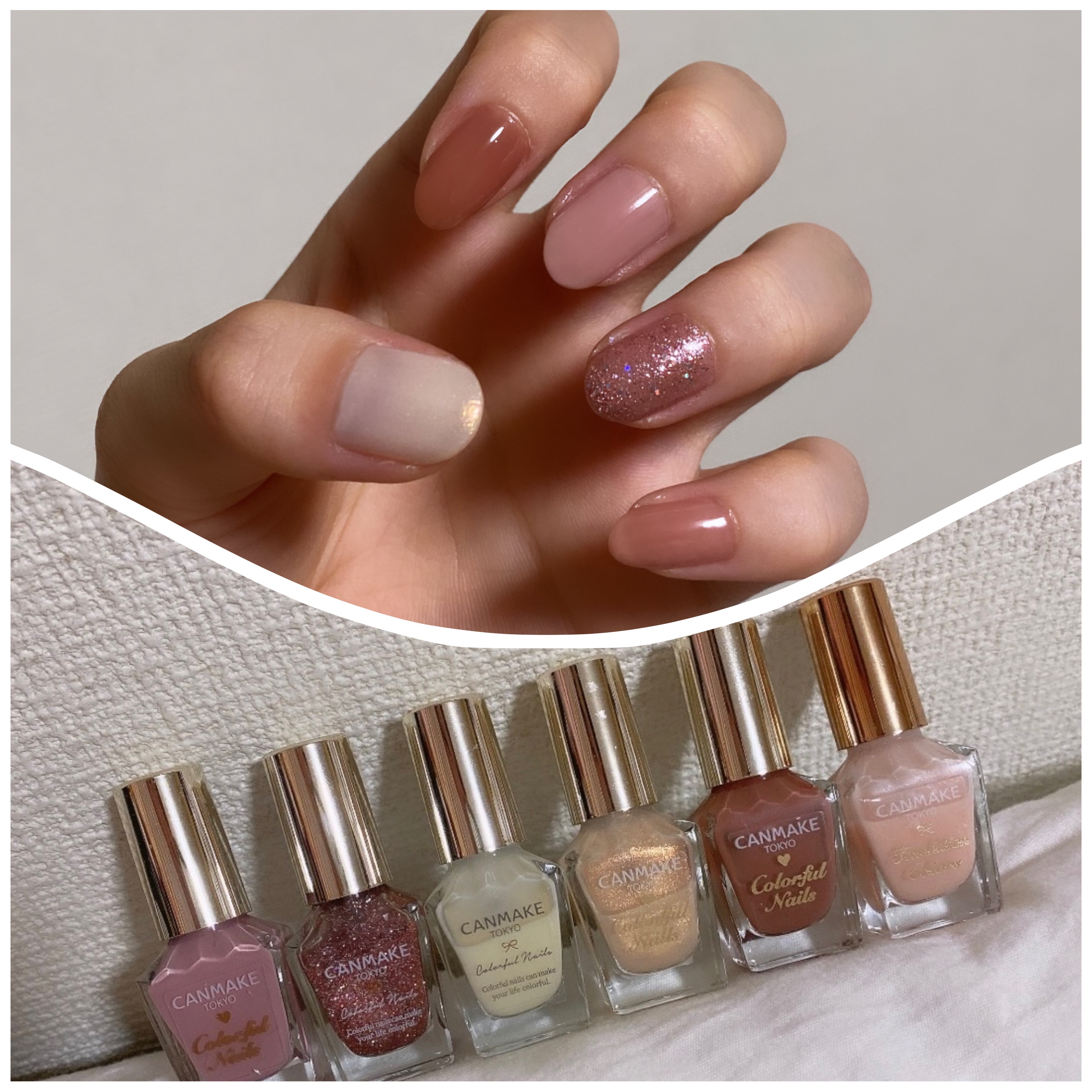 ファンデーションカラーズ/キャンメイク/マニキュアを使ったクチコミ（1枚目）