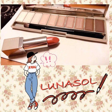 ⚜️LUNASOL
      ザベージュアイズ（上）
      02 Noble beige
      《アイシャドウパレット》
      ￥10000

     ベージュニュアンスリップ
 