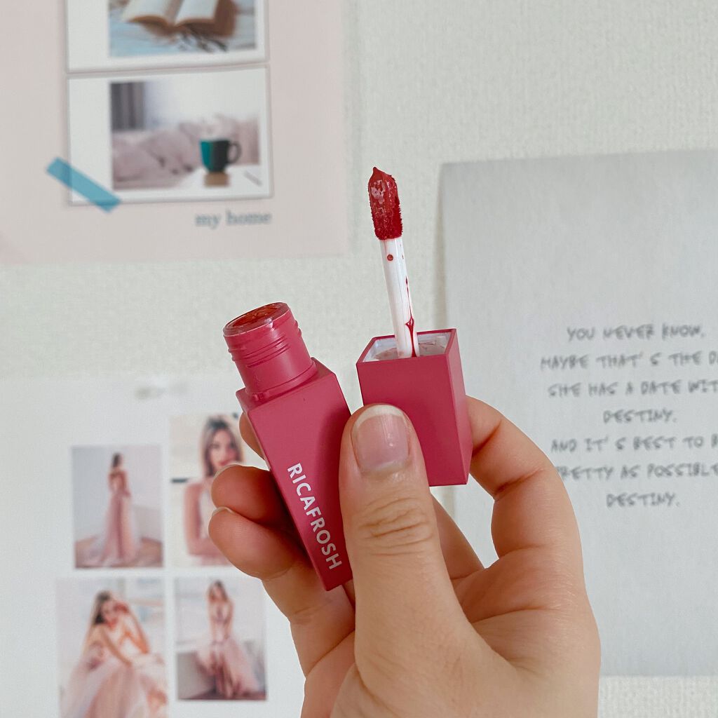 ジューシーリブティント/RICAFROSH/リップティントを使ったクチコミ（1枚目）