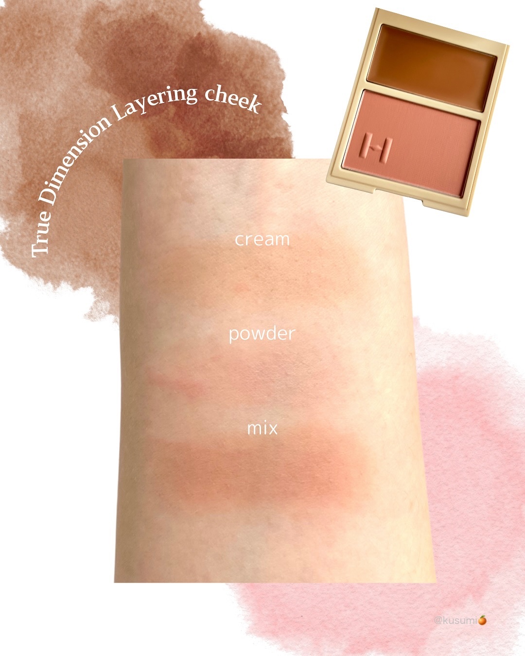 トゥルーディメンションレイヤリングチーク/hince/パウダーチークを使ったクチコミ（2枚目）
