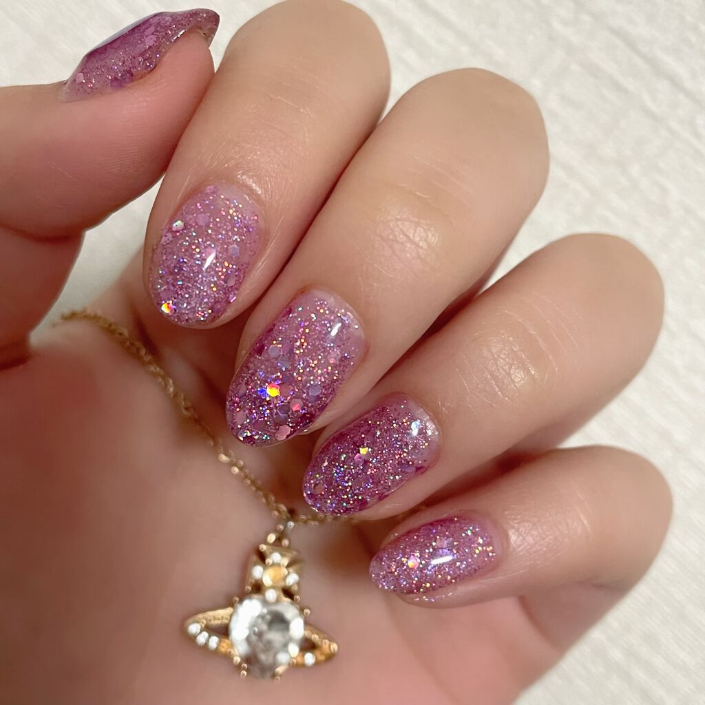 ジェルネイル(ライト対応)/セリア/ジェルネイルを使ったクチコミ(2枚目)