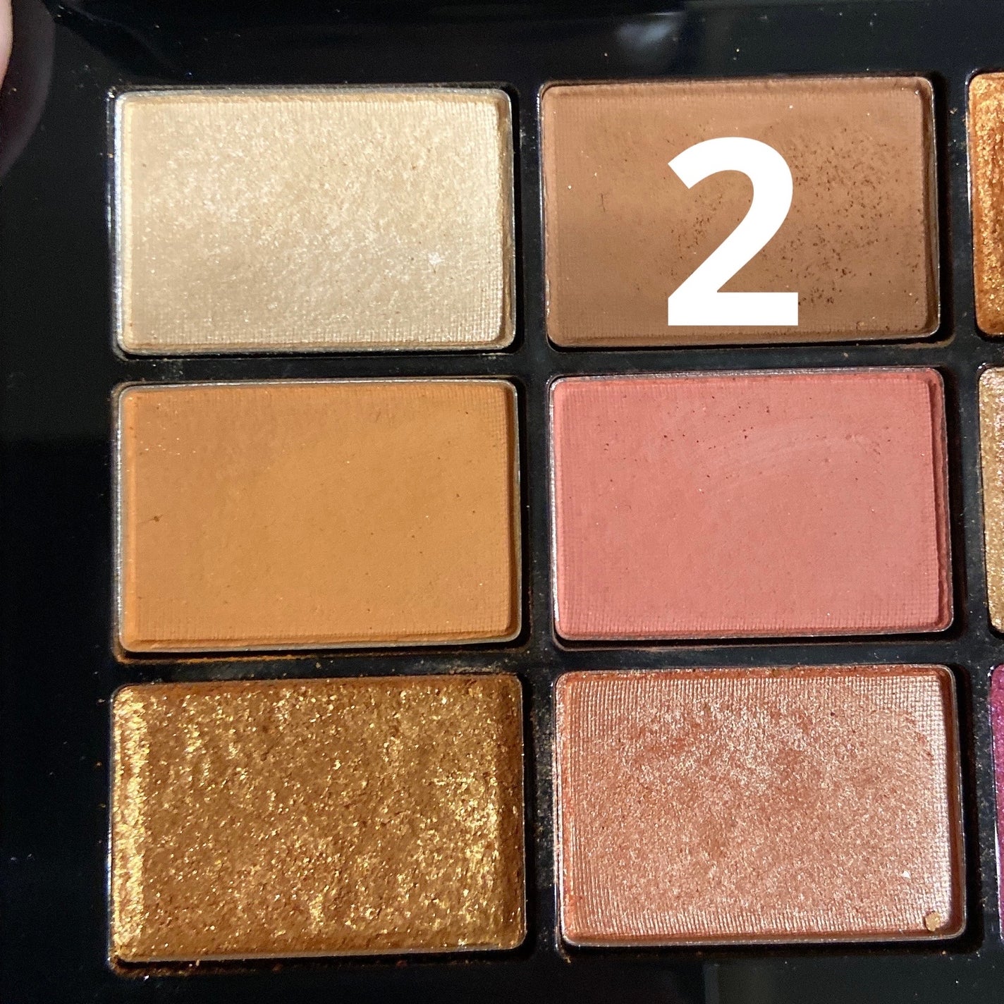 アフターグロー アイシャドーパレット/NARS/アイシャドウパレットを使ったクチコミ(4枚目)