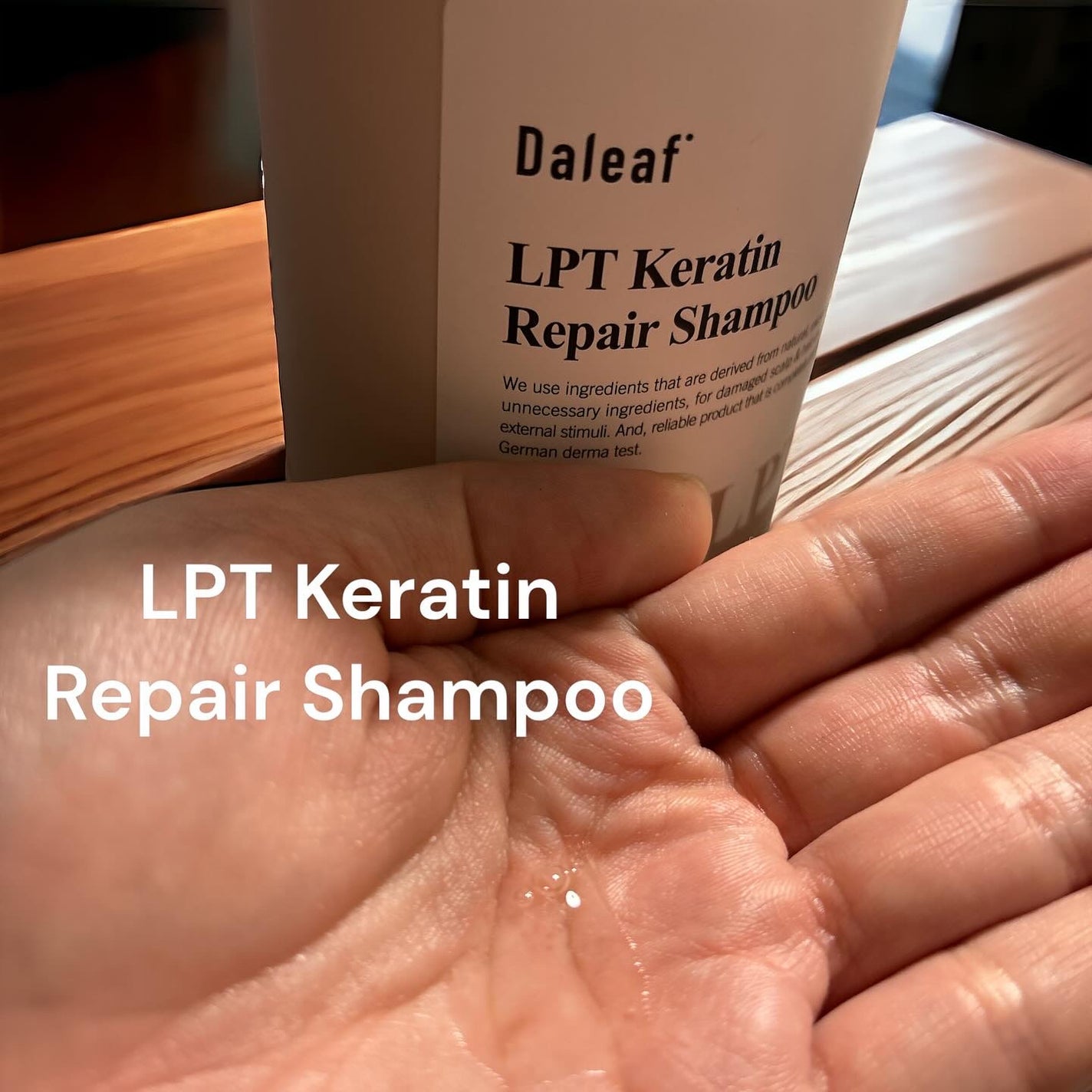 LPTケラチンリペアトリートメント/Daleaf/洗い流すヘアトリートメントを使ったクチコミ(2枚目)