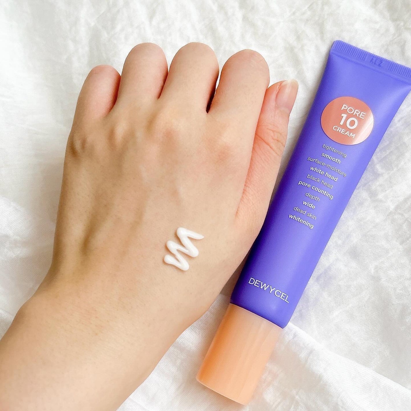 ポアーテンクリーム/DEWYCEL/化粧下地を使ったクチコミ(3枚目)