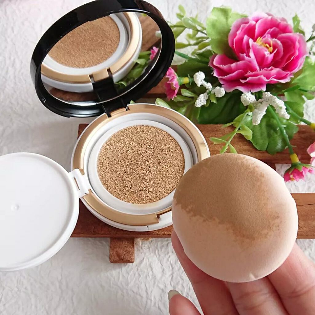 SIWA-KC オールインワンクッション/ハーブ健康本舗/クッションファンデーションを使ったクチコミ(2枚目)