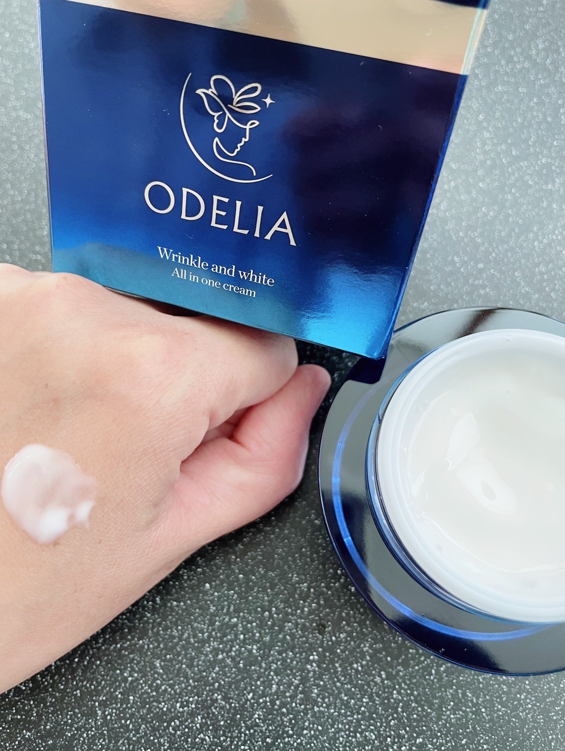 試してみた】リンクル＆ホワイト オールインワンクリーム ODELIA