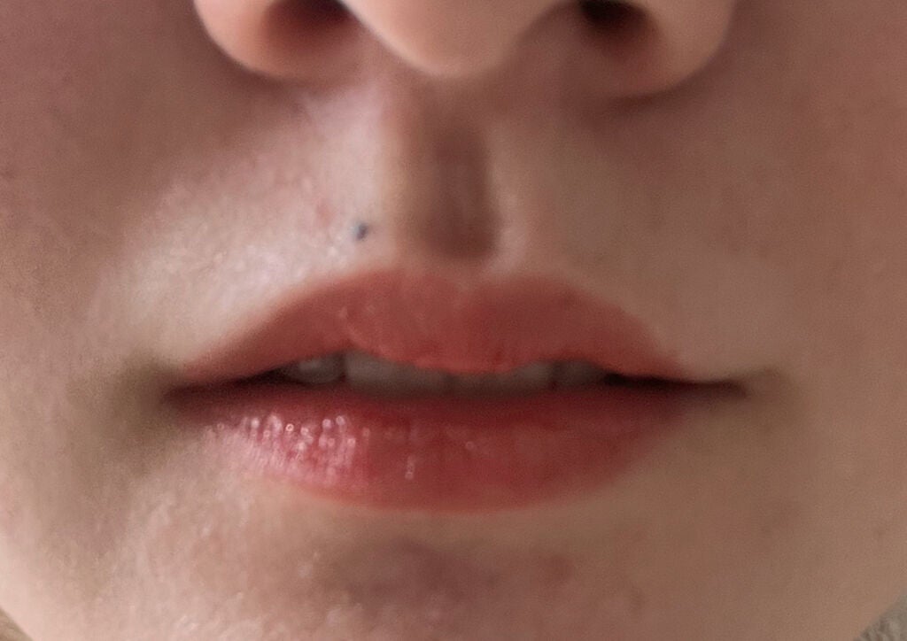 ルージュ ヴォリュプテ シャイン/YVES SAINT LAURENT BEAUTE/口紅を使ったクチコミ(3枚目)