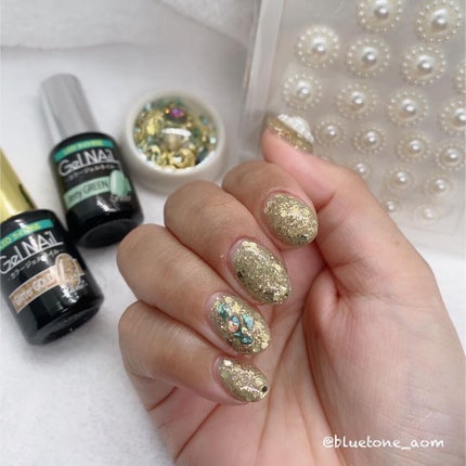 ジェルネイル(ライト対応)/セリア/ジェルネイルを使ったクチコミ(4枚目)