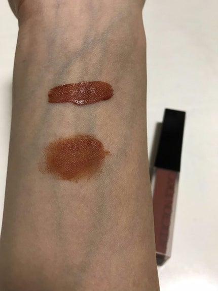 アディクション ザ マット リップ リキッド 009 Peruvian Brown/ADDICTION/口紅を使ったクチコミ(2枚目)