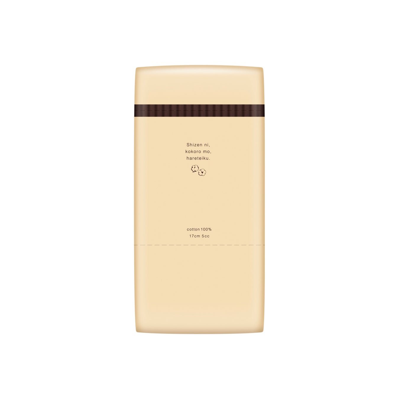 ナチュラ さら肌さらり コットン100% シンプルデザイン 17cm5cc