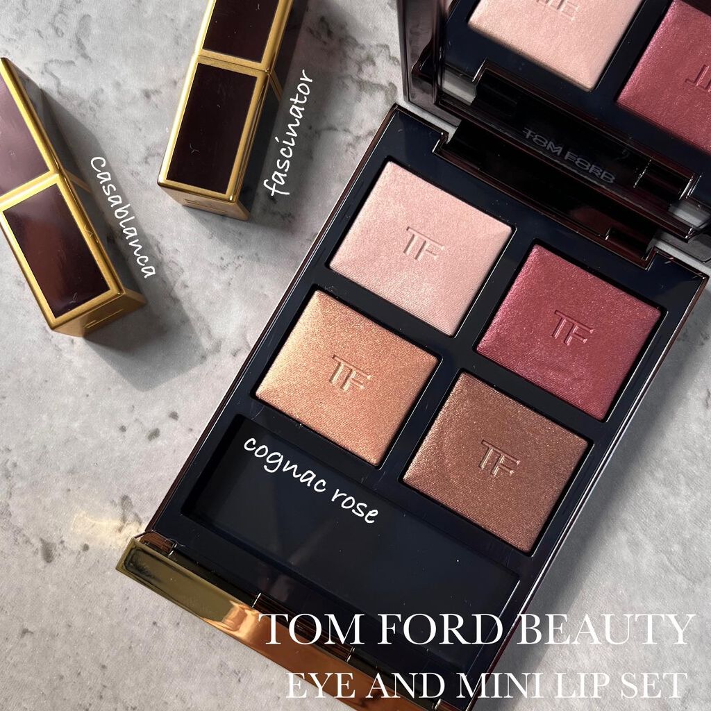 トムフォード 限定品 アイシャドウ&ミニリップセット 限定色レビュー】アイアンドミニリップセット|TOM FORD BEAUTY