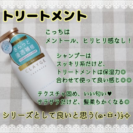 シャンプー/トリートメント SR/CLAYGE/市販シャンプーを使ったクチコミ(4枚目)